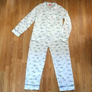 Sunuva Boys Cotton Sailboat Pajamas Size 9/10